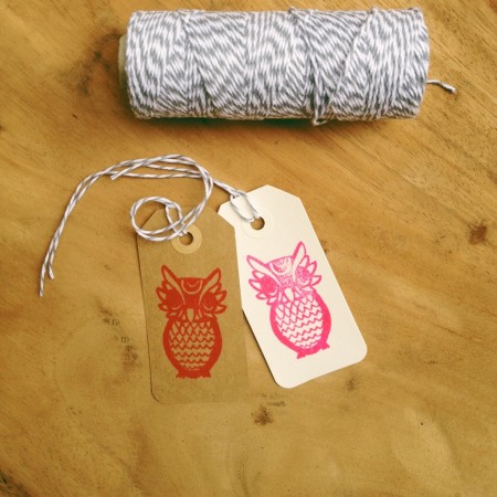 owl gift tags