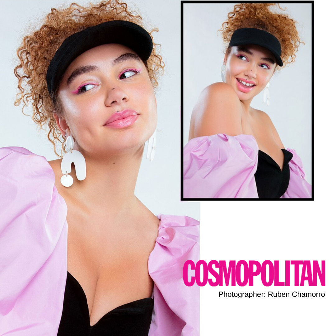 Abstract Mobile Earrings Cosmopolitan Magazine March 2020